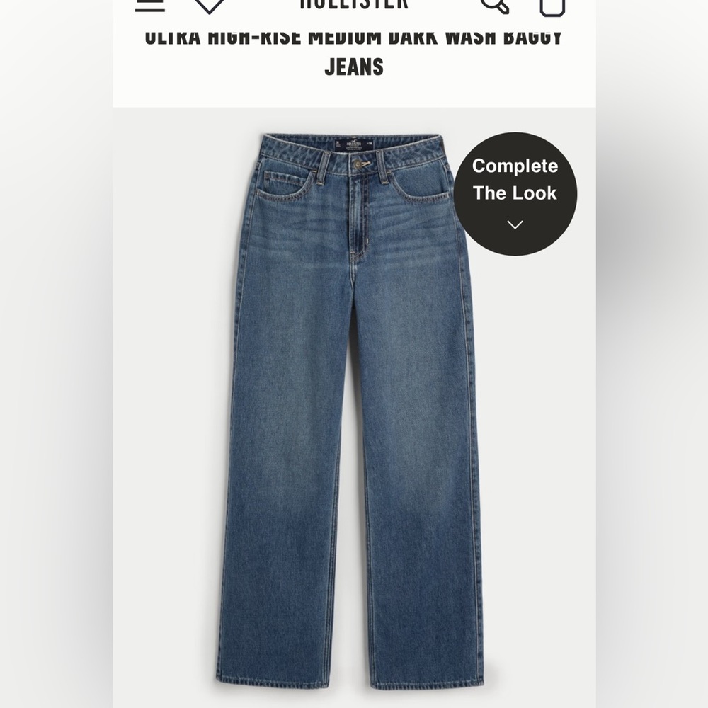 Hollister ultra hi-rise baggy